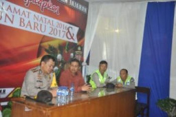 POLRES BONDOWOSO DAN POL PP SOLID AMANKAN MALAM TAHUN BARU.  